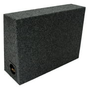 Single 12 Subwoofer Universal Standard Cab Truck Sub Box Enclosure Speaker