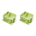 thumbnail image 4 of ZheElen Support d'Éponge de Maquillage Mural Porte-Soupape Autocollant Vert 2Set, 4 of 6
