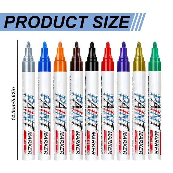 Oil Based Stone Paint Marker for Restoring Inscriptions, Permanent Waterproof Lettering Pen for Gravestone and Memorial, Outdoor Paint Marker for DIY Projects, Blue