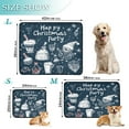 thumbnail image 3 of Qxltty Cute Doodle Christmas Party Cat litter Pads Pet Set of 3 Diaper Mats Center Anti-leakage Layer Absorbent Soft and Comfortable, 3 of 7