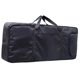 thumbnail image 1 of Funda para teclado de 61 teclas, impermeable, fabricada en tejido Oxford, con asas de transporte, cremallera y fuente de alimentación eléctrica., 1 of 9