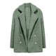 thumbnail image 4 of Chaqueta y abrigo informal de manga larga sin capucha para mujer, de invierno, con solapa y doble botonadura, holgado, de cordero, 4 of 7