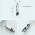thumbnail image 2 of 18 Wheeler Semi Truck Urn Necklace for Ashes for Men Adults Stainless Steel Truck Cremation Jewelry Urn Pendant Ashes Holder Memorial Locket, 2 of 7