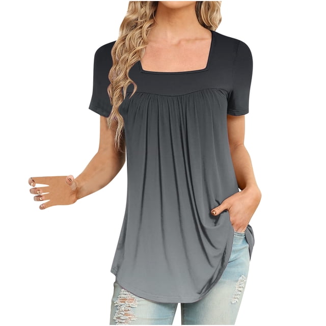 Birdeem T-Shirt Décontracté à Manches Courtes Imprimé Mode pour Femmes