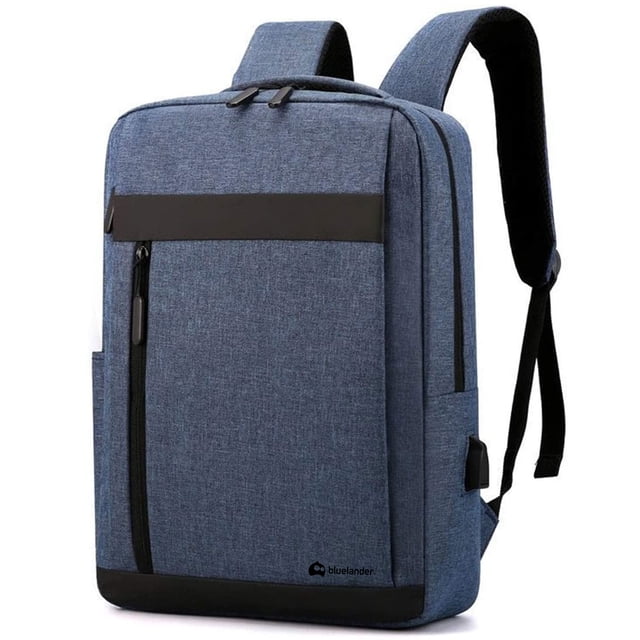 Mochila Oxford Bluelander Mochila para Laptop con Puerto USB Azul