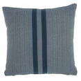 thumbnail image 3 of Homeroots 386376 18 x 18 in. Herringbone Stripe Throw Pillow, Navy, 3 of 4