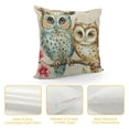 thumbnail image 4 of Watercolor Blue Yellow Purple Owl Bird Spring Summer Fall Y'all Home Sofa Chair Bed Decoration Lumbar Pillowcase Decorative Throw Pillow Cover Case Rectangular s, 4 of 5