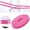 Pink, variant on Retractable Clothesline with Hooks - Portable Laundry Drying Rope - Travel Clothesline - 2-Pack - Green