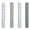 F, variant on Solivara Silicone Pencil Sleeve Grips 4 Pack Textured For Teens Adults Writing Aid Tool Better Grip Focus Silica Gel(F,3.90*0.61*0.61in)