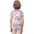 thumbnail image 3 of The Aristocats Boys 2-Piece Swimsuit Set, Short Sleeve Rash Guard & Swim Trunks, 3 of 7