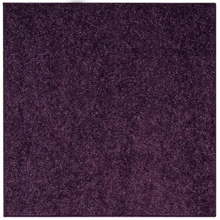 Starwars Collection Solid Color Area Rugs Purple - 15'x15' Square