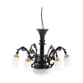 thumbnail image 3 of 1/87 Scale Dollhouse Ceiling Light Ornament, Micro Landscape Simulation Miniature Furniture Toy Accessory, Hanging Lamp, Miniature Scene Model Black, 3 of 8