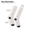 thumbnail image 2 of KLL Pastel Christmas Cookies Print Cool Socks Men's Women's Crew Socks Funny Crazy Novelty Stockings, 2 of 6