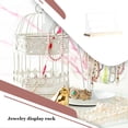 thumbnail image 3 of pitrice 3 Layer Earrings Stand Jewelry Display Organizer Earring Board Holder Hanging Pendent Multifunction Rack Table Dresser Black White, 3 of 6