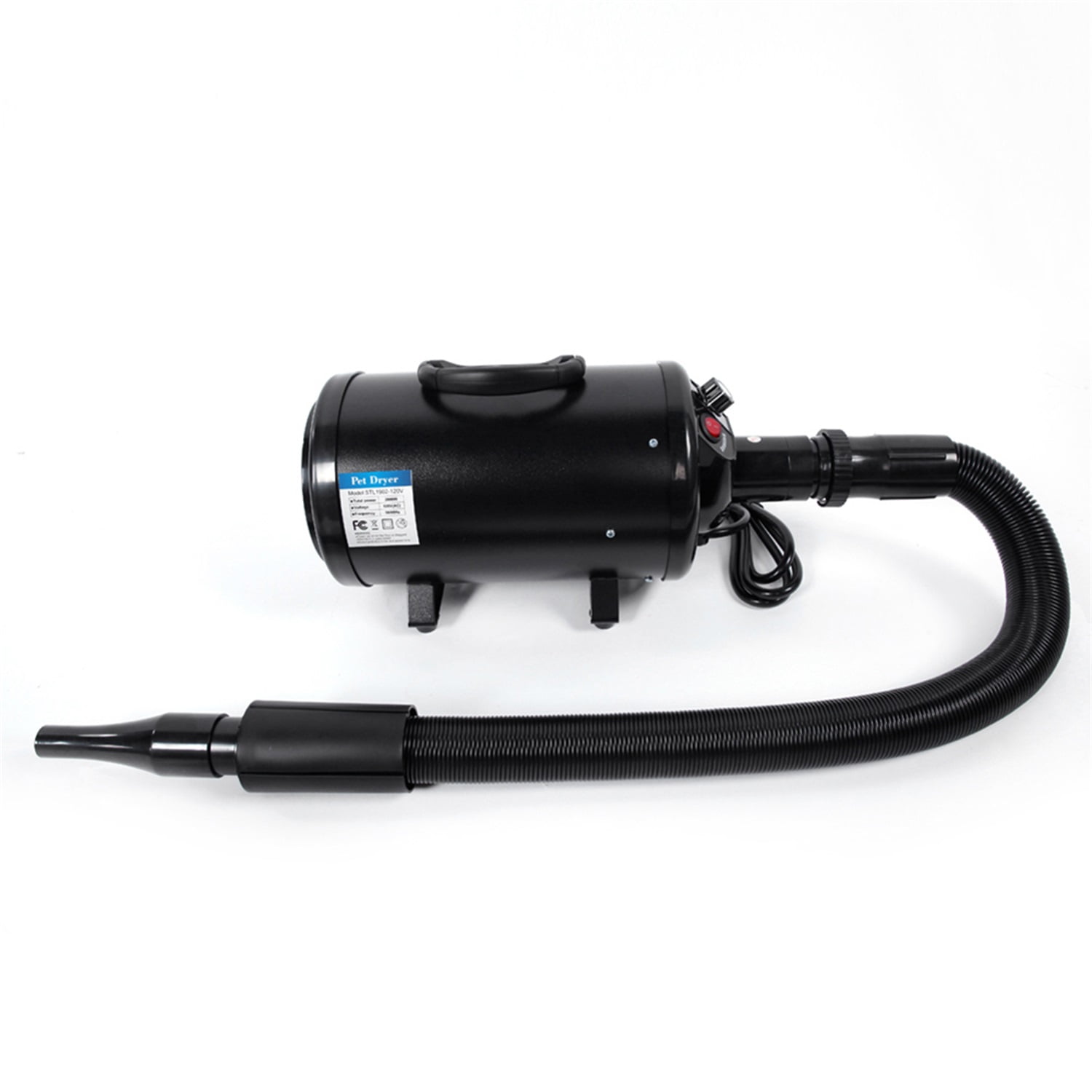 Pefilos 120V 2400W Portable Dog Cat Pet Groomming Blow Hair Dryer Quick Draw Hairdryer US Standard, Black Pefilos 120V 2400W Portable Dog Cat Pet Groomming Blow Hair Dryer Quick Draw Hairdryer US Standard, Black