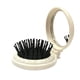 thumbnail image 1 of Mini cepillo de pelo plegable blanco con espejo, cepillo de bolsillo emergente compacto, cepillo de pelo con tapa de tamaño de viaje pequeño para bolso y mochila, 1 of 7