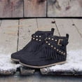 thumbnail image 5 of retro-ankle-boots-with-rivet-tassel-flat-shoes-women-winter-boots, 5 of 5