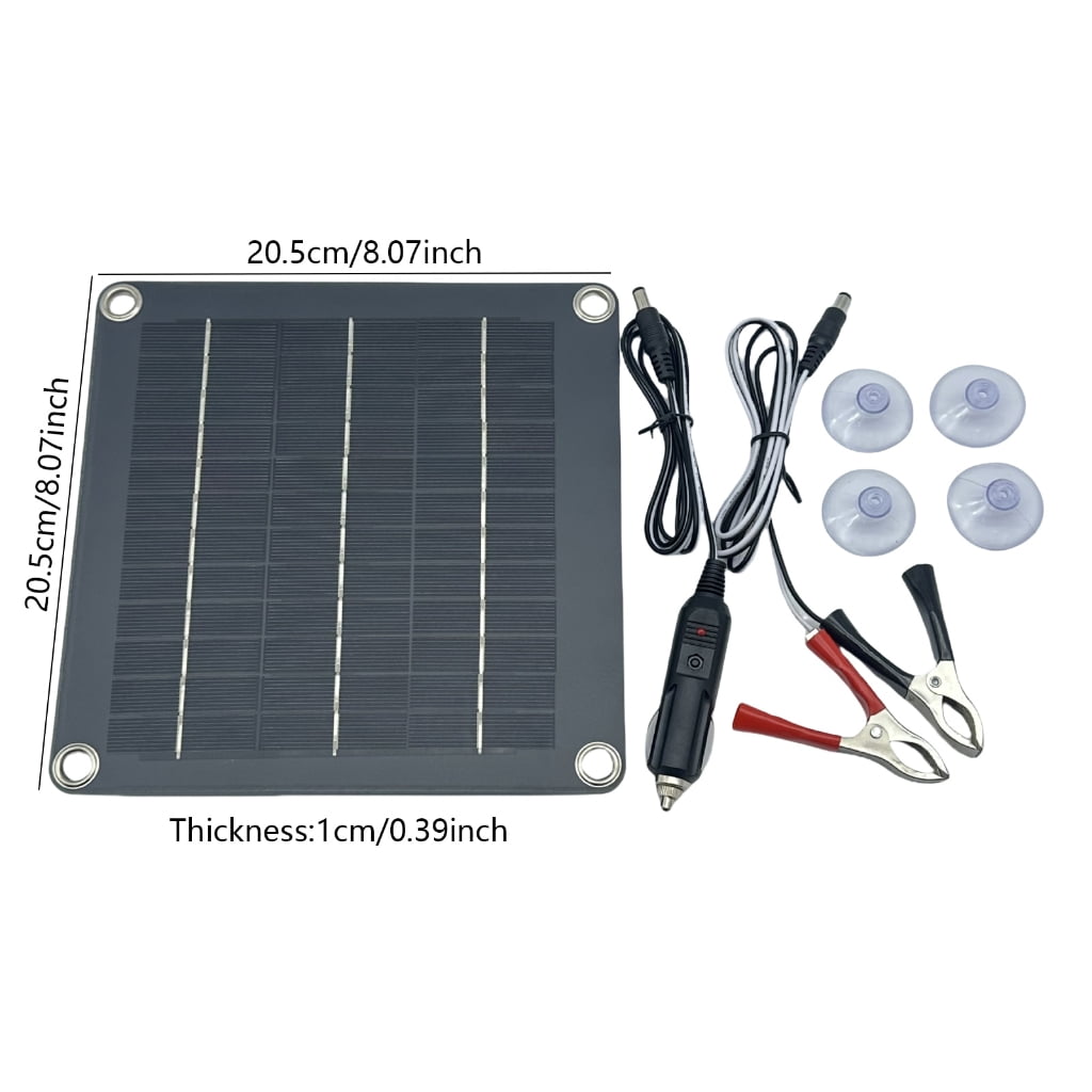 10W 12V Solar Panel Drop Glues Board for Toy Car Battery Power Charger