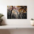 thumbnail image 2 of Elephant Stock Forest Sun Rays Wall Art - Horizontal Canvas Wall Art - Living Room Wall Decor - Nature Canvas - Gray And Black Decor - 12" x 8", 2 of 8