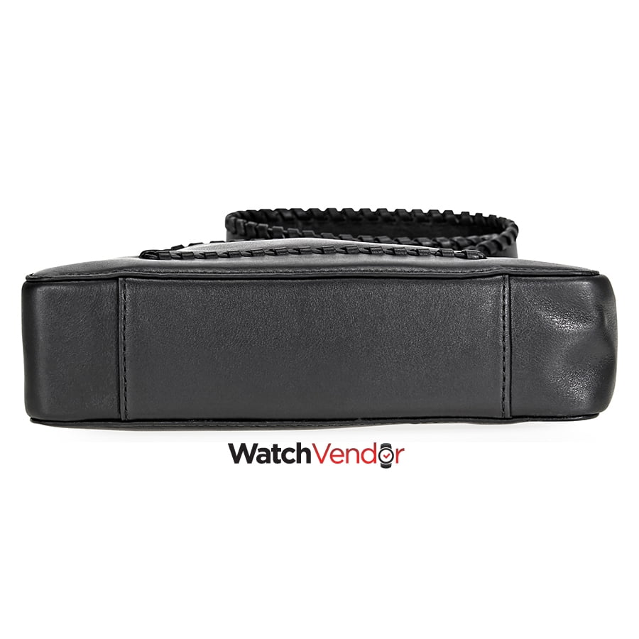 gloria whipstitched leather messenger