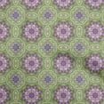 thumbnail image 1 of oneOone Silk Tabby Olive Green Fabric Asian Mosaic Diy Clothing Quilting Fabric Print Fabric By Yard 42 Inch Wide, 1 of 4