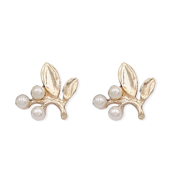 Sonducket 2 piezas horquilla ligera tocado espalda plana diseño no perforado perla flor hebilla accesorios para el cabello para tipo 1 Ropa, zapatos y accesorios Miscelánea hojas de perla Sonducket AP009386-04