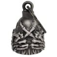 thumbnail image 5 of Motorcycle Biker Bell W/ Motorcycle Bell Hanger, Motorcycle Accessories or Key Chain for Luck, Silver, 5 of 5