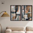 thumbnail image 3 of Enigmatic Shade Duo Shadowbox Print Boho Abstract Art Set by Art Remedy, Black Frame, 20 x 30, 3 of 6