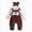 A320-Brown, variant on Toddler Baby Girl Fall Clothes Long Sleeve Sweatshirt Striped Pants Set Winter Casual Outfit Brown 6-9 Months