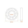 thumbnail image 2 of Uxcell Self Aligning Ball Bearings Double Row Open Type Chrome Steel 10x30x14mm, 2 of 5