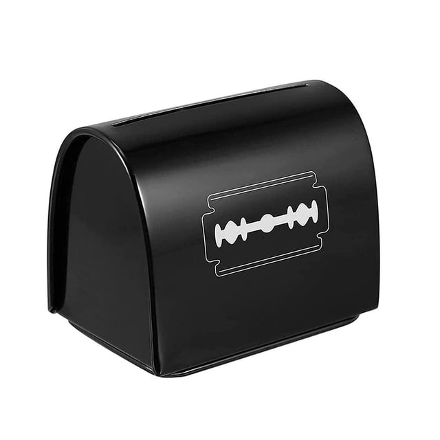 Estuche Para Desecho De Cuchillas Caja De Recolección Para Desecho De Maquinillas De Afeitar Dispensador De Cuchillas Banco De Almacenamiento Seguro Para El Hogar Monstrate CE006877-00