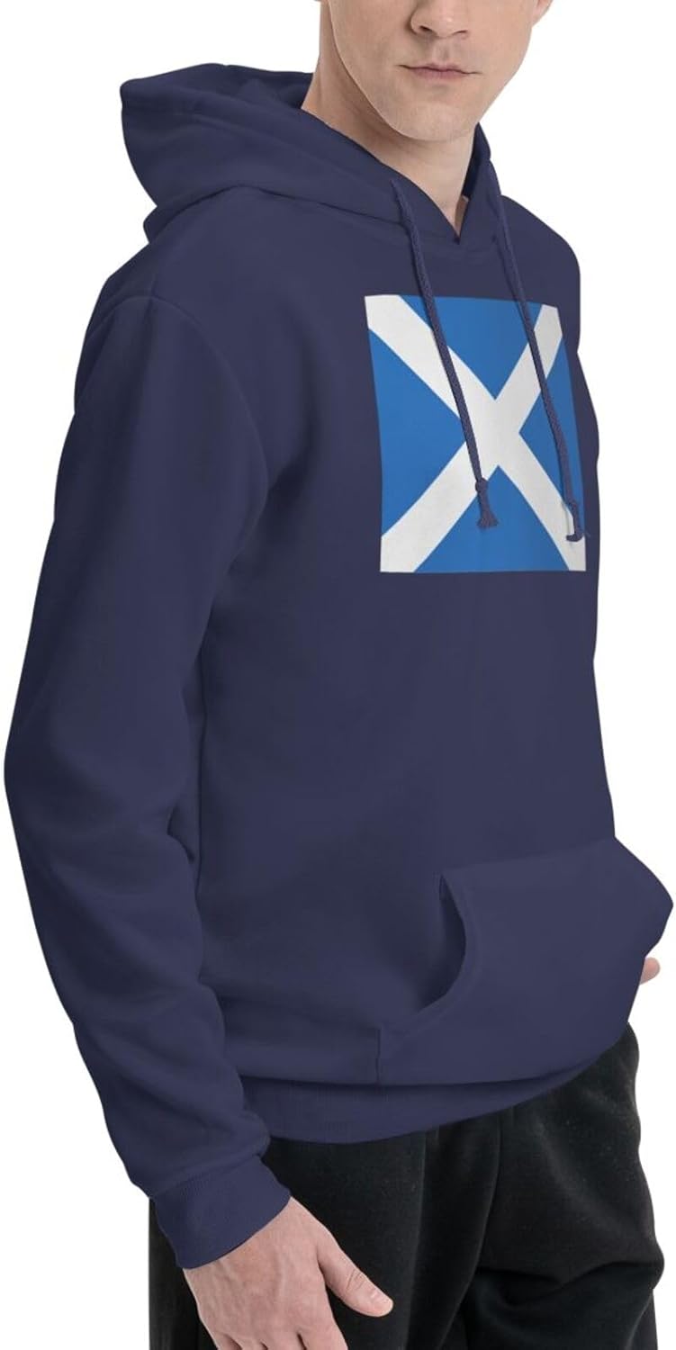 Scotland Flag Unisex Hoodies Pullover Sweatshirt Youth Top For Womens 