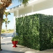 Brylanehome 39" Faux Greenery Privacy Screen, Green Fence