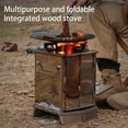 thumbnail image 2 of Toystoory Estufa para acampar al aire libre resistente al calor barbacoa cocina quemador plegable de acero inoxidable portátil senderismo pesca Kits de desorden para acampar, 2 of 6