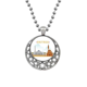 thumbnail image 1 of Castillo de la ciudad edificio Eritrea Collares Colgante Retro Moon Stars Jewelry Unbranded M, 1 of 3