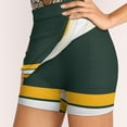 thumbnail image 3 of Green Bay Lines Skirts Woman Fashion 2025 Pant Skirt Mini Skirts Office Short Skirt Green Bay Football Stripe Stripe Colors, 3 of 6