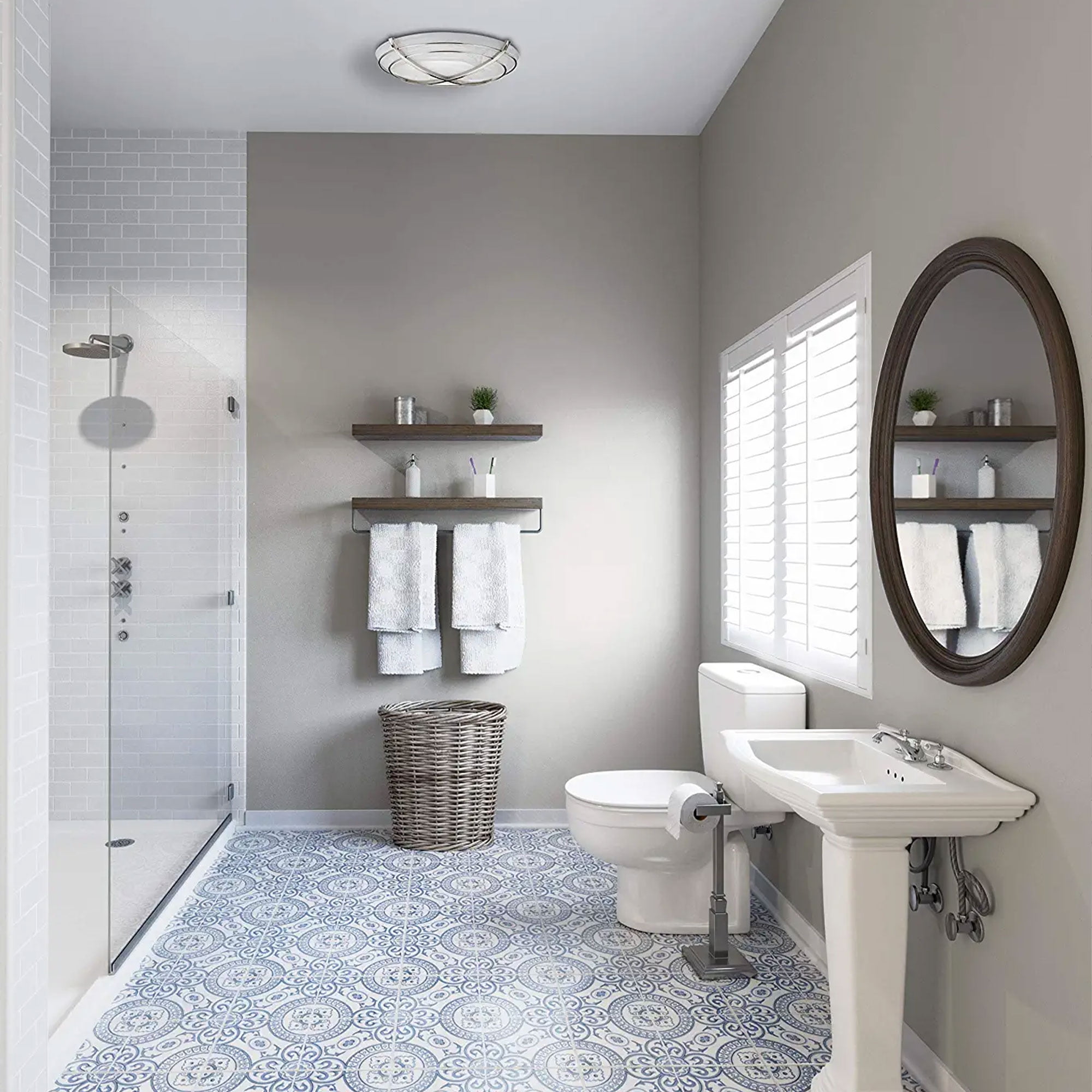 Hunter Home Comfort Halcyon Bathroom Ventilation Exhaust Fan and Light |  Walmart Canada