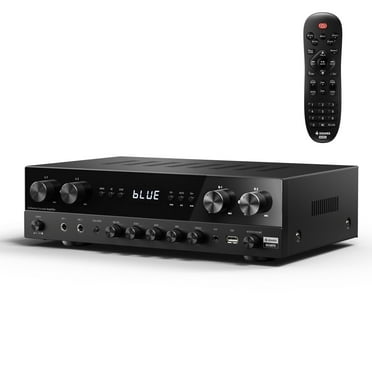 Donner Stereo Receivers 1000W 4 Channel Home Audio Amplifier, Karaoke, Theater Speakers with Bluetooth