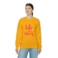 thumbnail image 6 of Life Be Lifeing Unisex Heavy Blend™ Crewneck Sweatshirt Sweater, 6 of 7