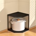 thumbnail image 4 of Petite Étagère d'Angle de Cuisine, Support de Rangement en Acier au Carbone en Forme d'Éventail pour Évier de Cuisine, 4 of 7