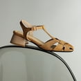 thumbnail image 3 of SACFOF Women's Thick Heel High Heel Retro Hollow Pumps British Style Summer Shoes Size US5-US11, 3 of 6