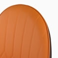 thumbnail image 5 of POVISON Modern Orange Dining Chair (Set of 2), with PU Leather and Iron Legs, 5 of 8