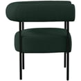 thumbnail image 4 of Meridian Furniture Chaise d'Appoint en Tissu Bouclé Vert Blake, 4 of 6