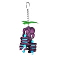 thumbnail image 3 of Jaula de pájaros para colgar juguetes para guacamayos grandes cokatoos, loro Uva Yuyangstore Birds Parrot Chew Toys, 3 of 7