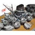 thumbnail image 2 of 3D WW2 Navy Ship ensambr kits de modelos de papel de bricoje para adultos colección adornos de decoración de oficina CUTICAT Rompecabezas Barco de la Armada, 2 of 8