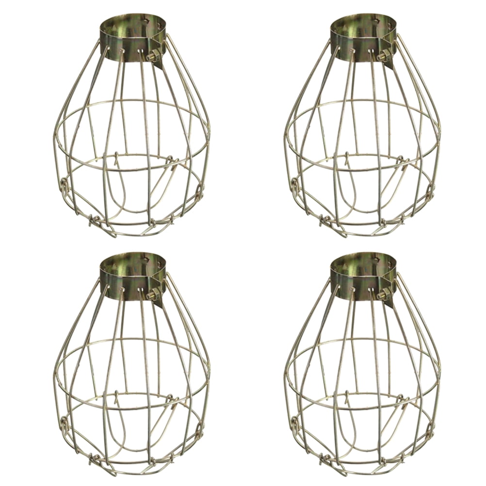 3pc Steel Bulb Guard Metal Lampshade Lamp Cage for Vintage Pendant Ceiling Light 