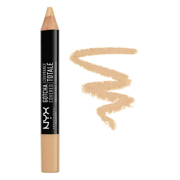 Nyx Professional Gotcha Covered Concealer Pencil Honey Beige Walmart Com Walmart Com