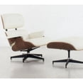thumbnail image 2 of East Lounge Chair II and ottoman in White Color, 2 of 2