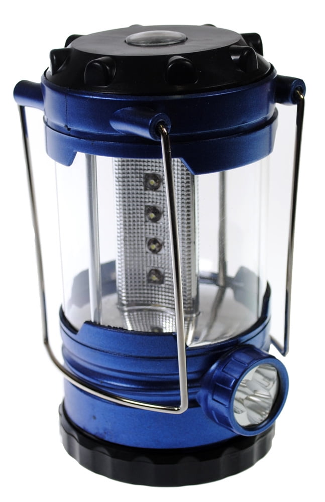 12 LED Camping Lantern with Compass and Built-in 3 LED Flashlight