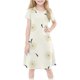 thumbnail image 3 of Girls Summer Dress Tween Dresses Floral A-Line Dress Short Sleeve Casual Summer Dress with Colorful Flower Print for Kids ,Sie:130, 3 of 7